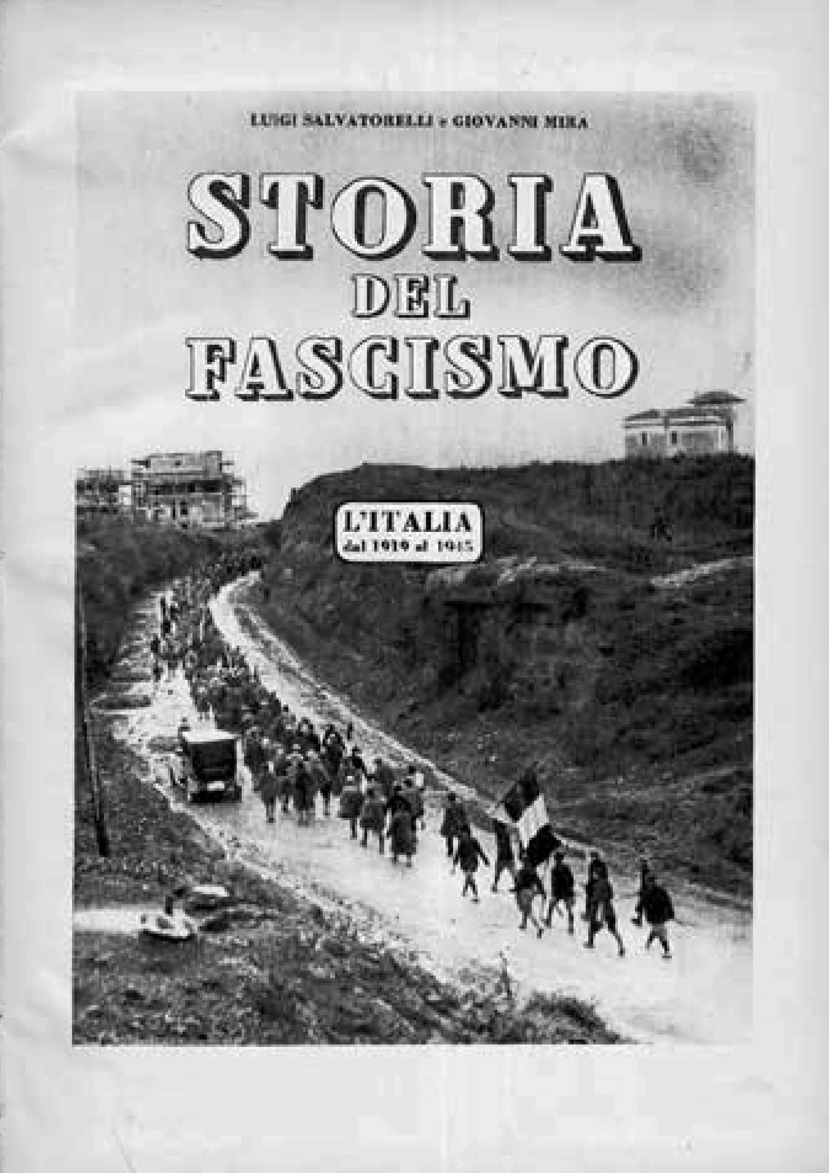 Titelblatt der Studie von Salvatorelli und Mira Storia del fascismo (Rom: Edizioni di Novissima, 1952)