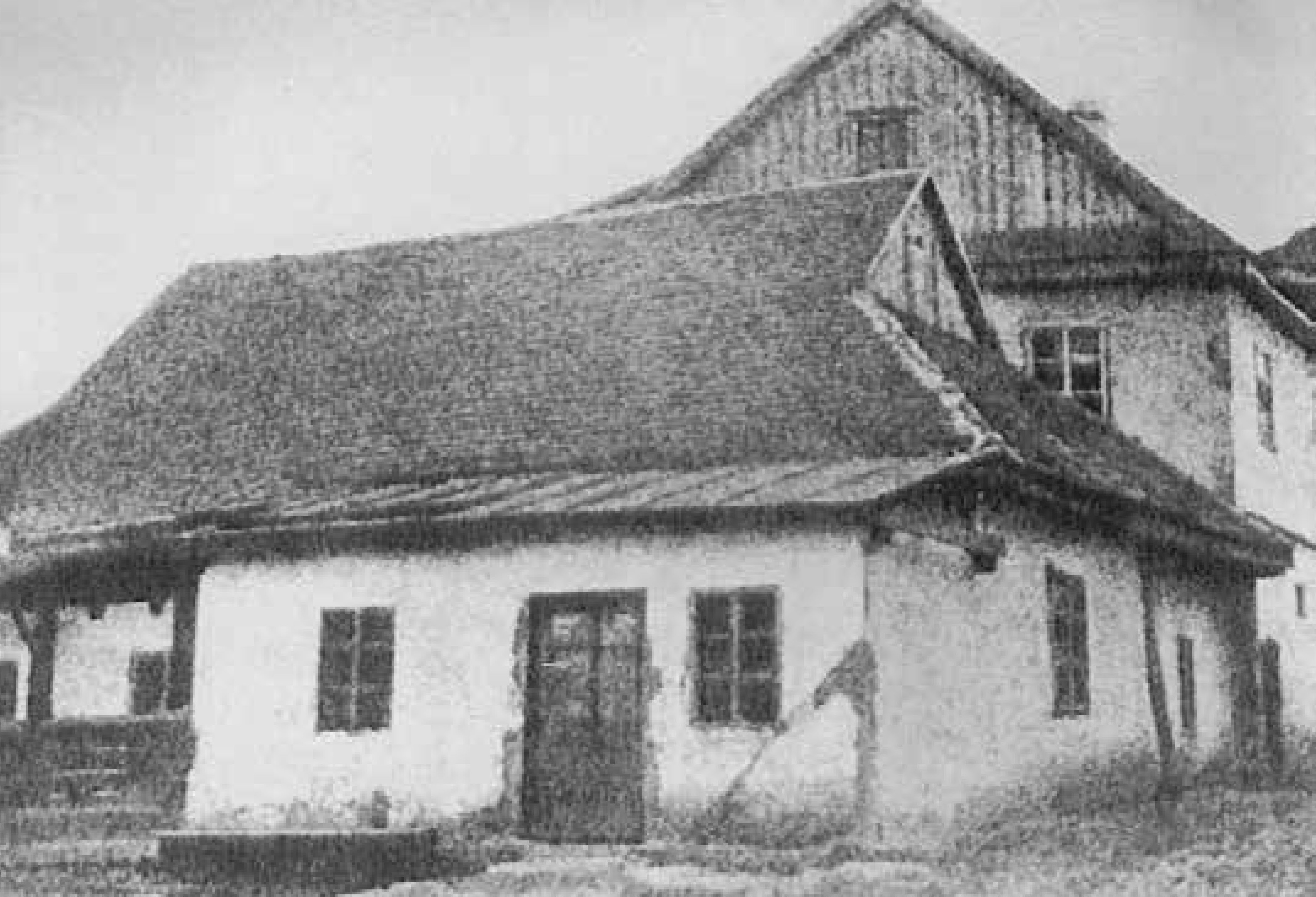 Baal Shem Tov- Synagoge in Miedzybóz , Ukraine um 1915