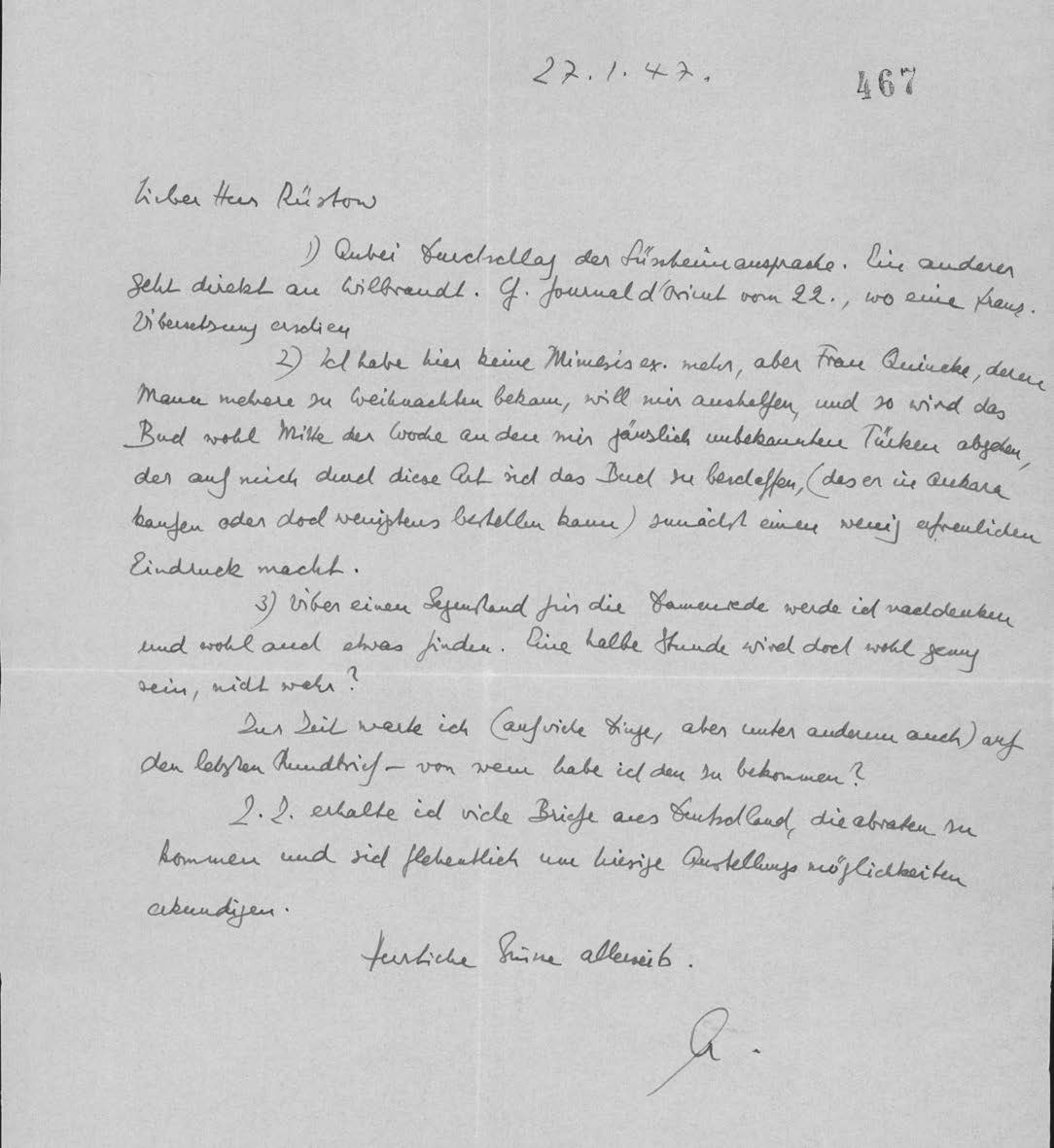 Abbildun der Rede von Erich Auerbach an Süßheims Grab